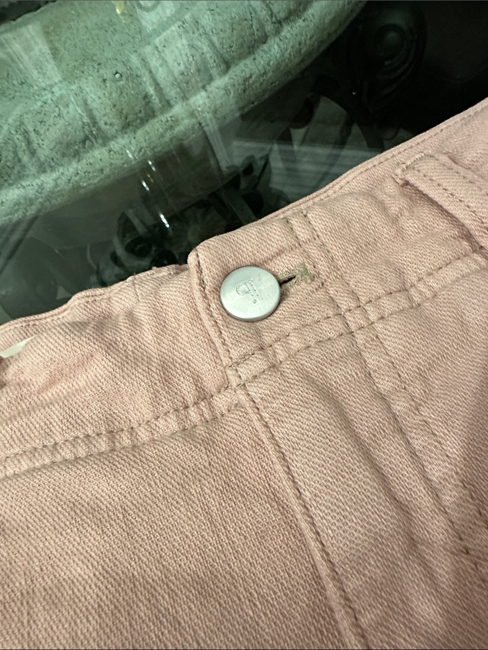 New with Tag! Anthropologie Pilcro Linen Mid Rise Flare Sepia Rose sz 31 - Picture 5 of 15